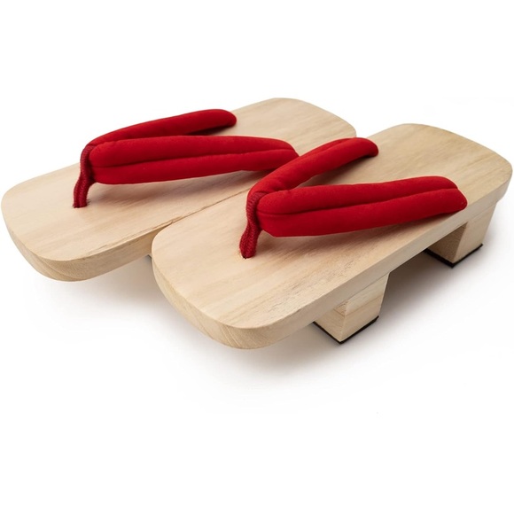 Japanese Shoes Geta Wooden Clogs - Picture 1 of 10